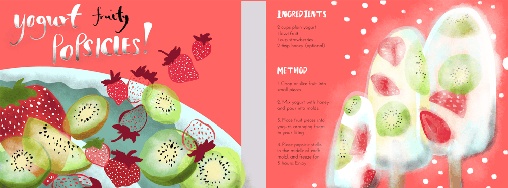 Yogurt fruity popsicles! - image 6 - student project