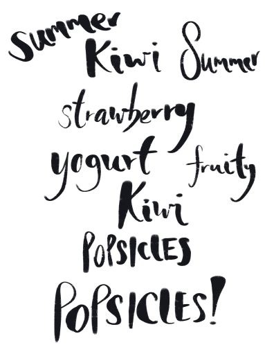 Yogurt fruity popsicles! - image 3 - student project