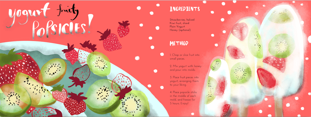 Yogurt fruity popsicles! - image 7 - student project