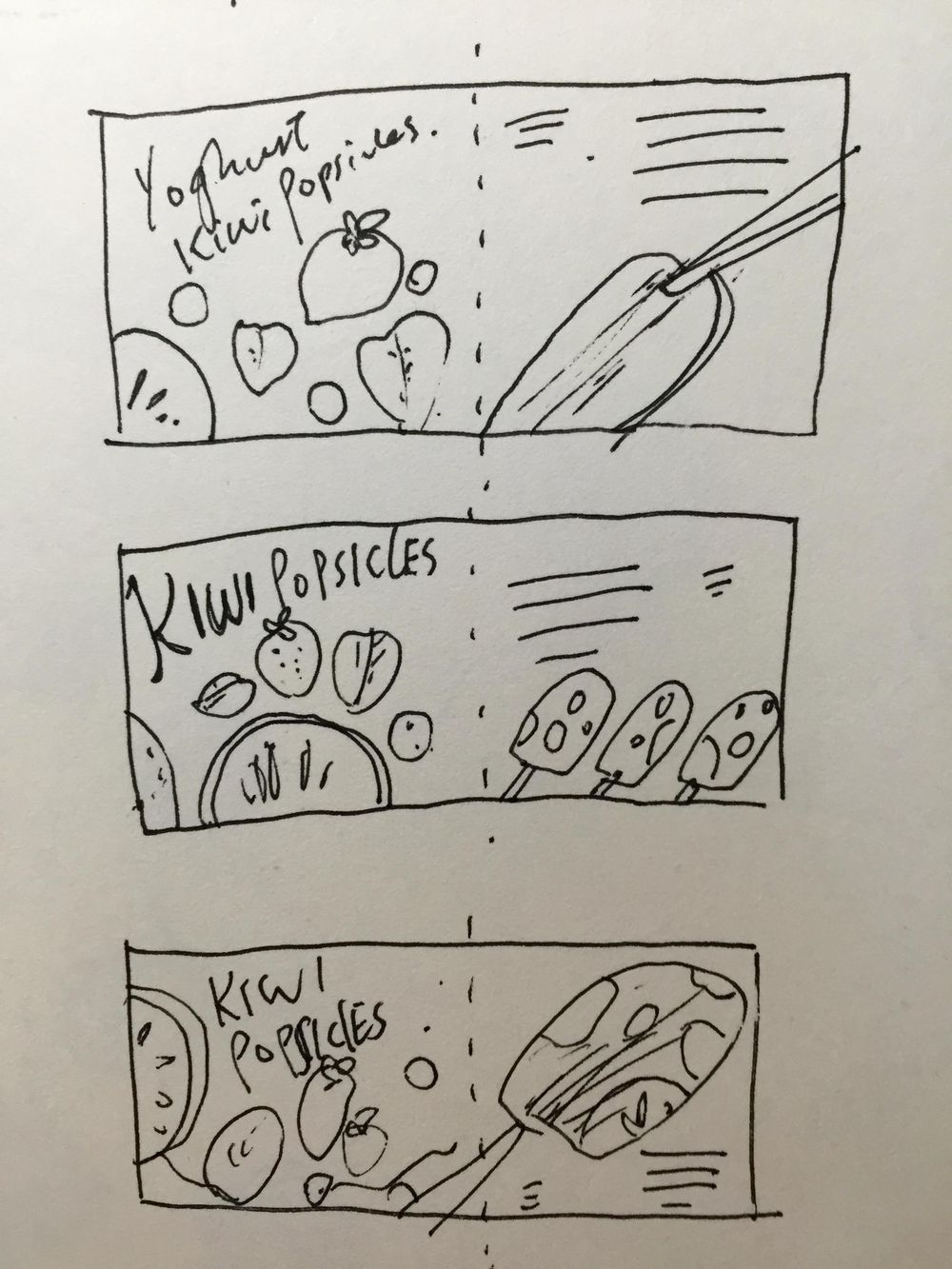 Yogurt fruity popsicles! - image 2 - student project
