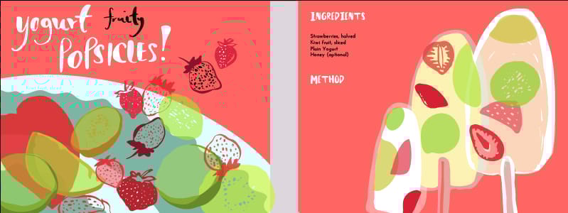 Yogurt fruity popsicles! - image 5 - student project