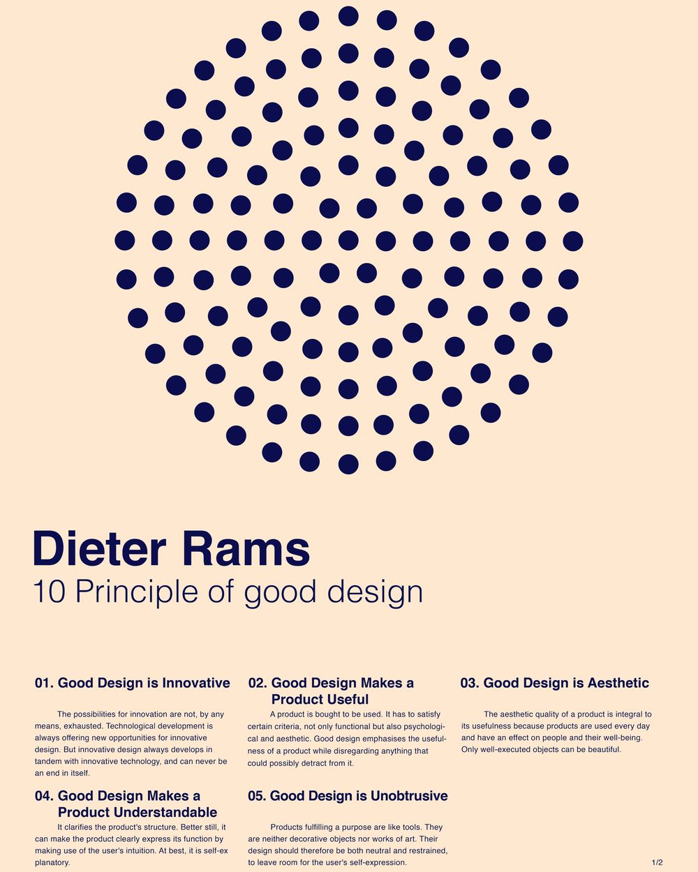 Rams and Vignellis Posters. - image 2 - student project