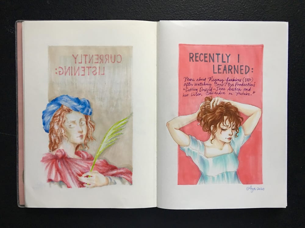 Illustrated Journaling: 14 Days of Prompts - image 2 - student project