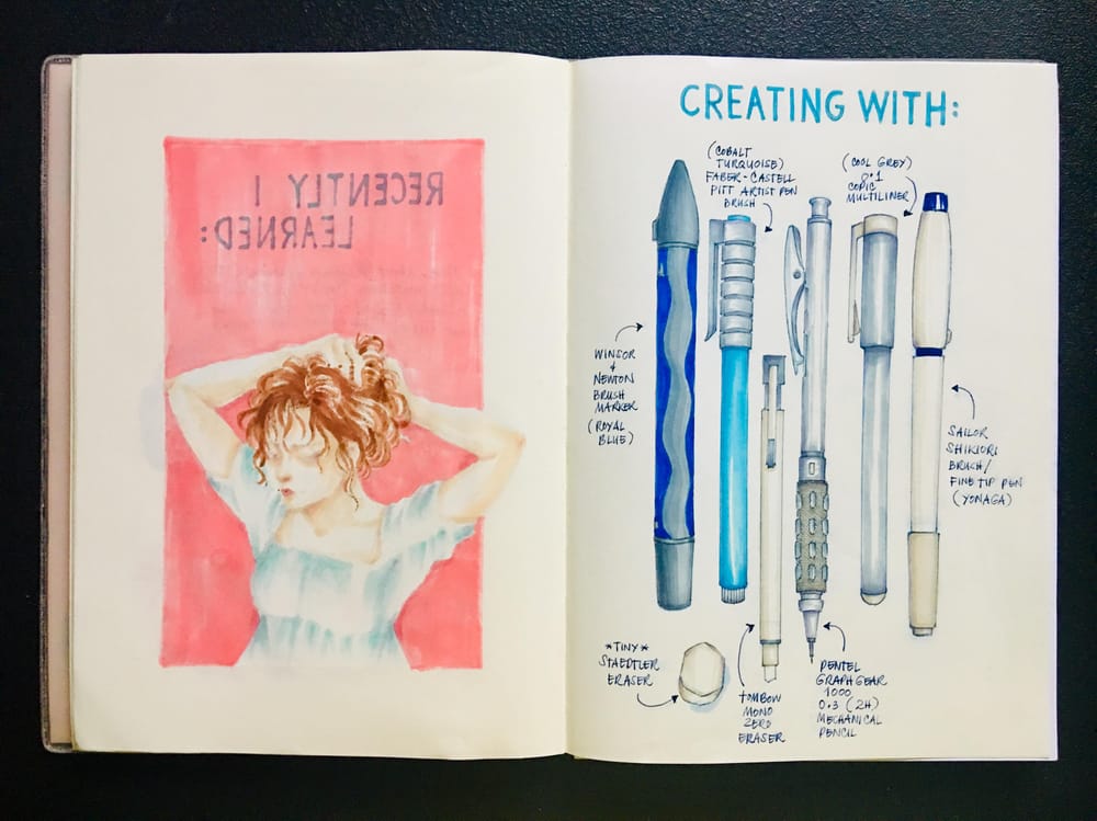 Illustrated Journaling: 14 Days of Prompts - image 3 - student project