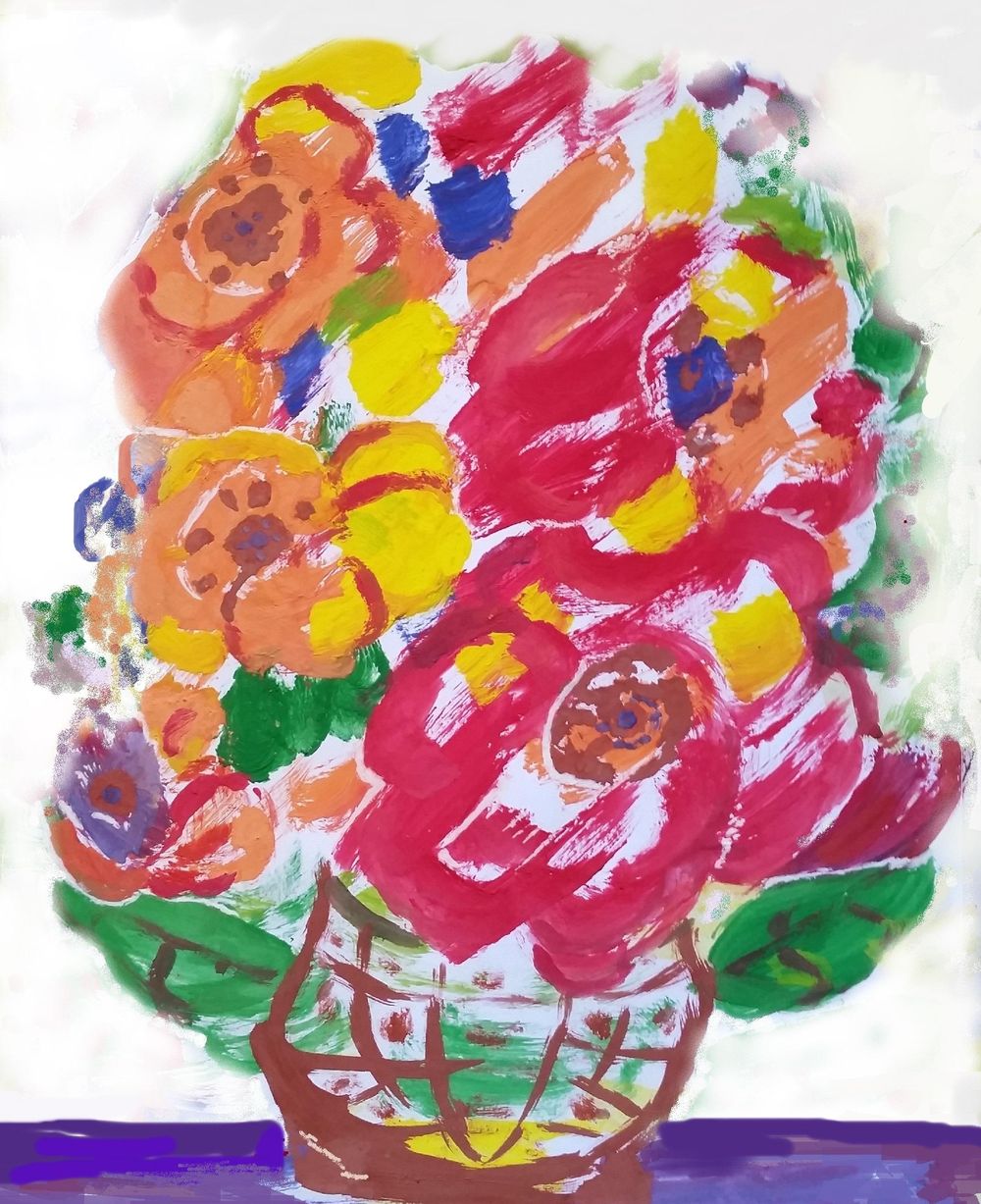 My Loose Abstract Florals - image 1 - student project
