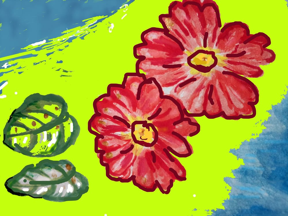 Red Flowers On A Path To The Sky - image 2 - student project