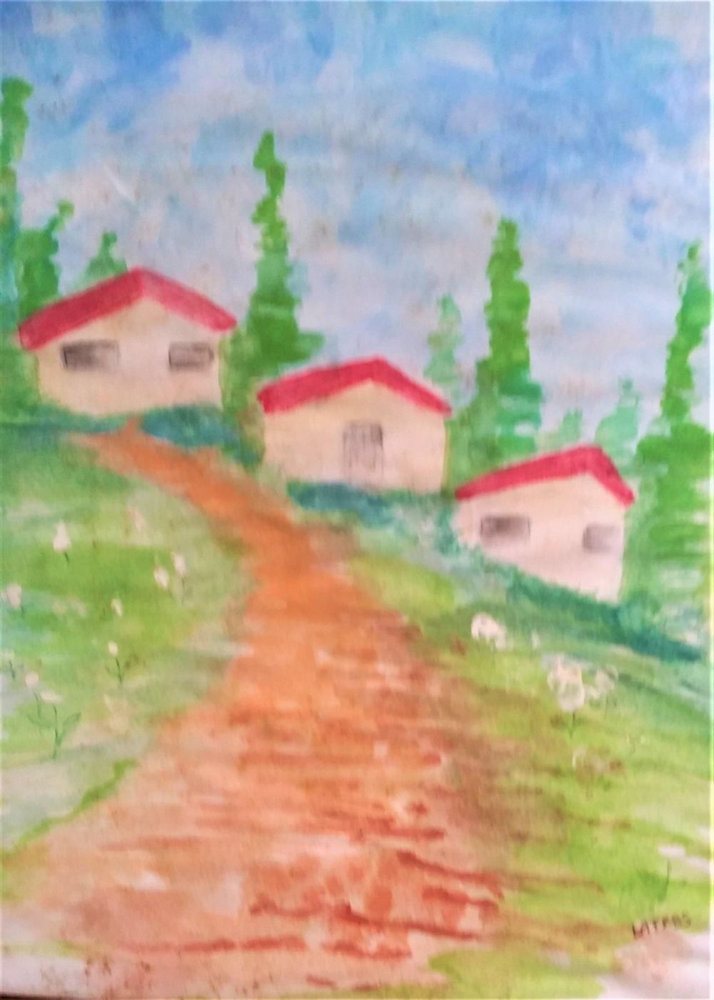 My Creative Watercolor Landscape - image 1 - student project