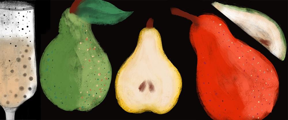 Food Illustration: Pear Bellini - image 3 - student project