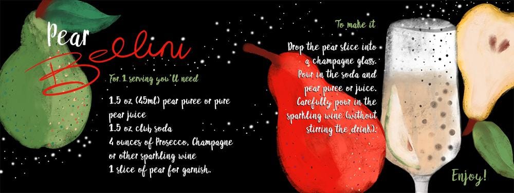 Food Illustration: Pear Bellini - image 5 - student project