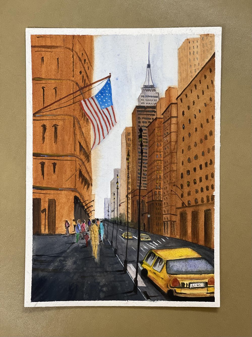 Painting cityscapes with watercolors - image 4 - student project