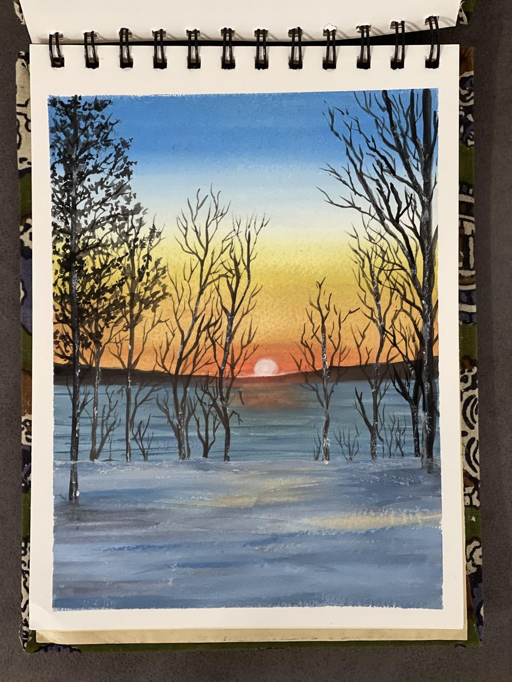 10 days gouache challenge inspired by winter season by Payal - image 3 - student project