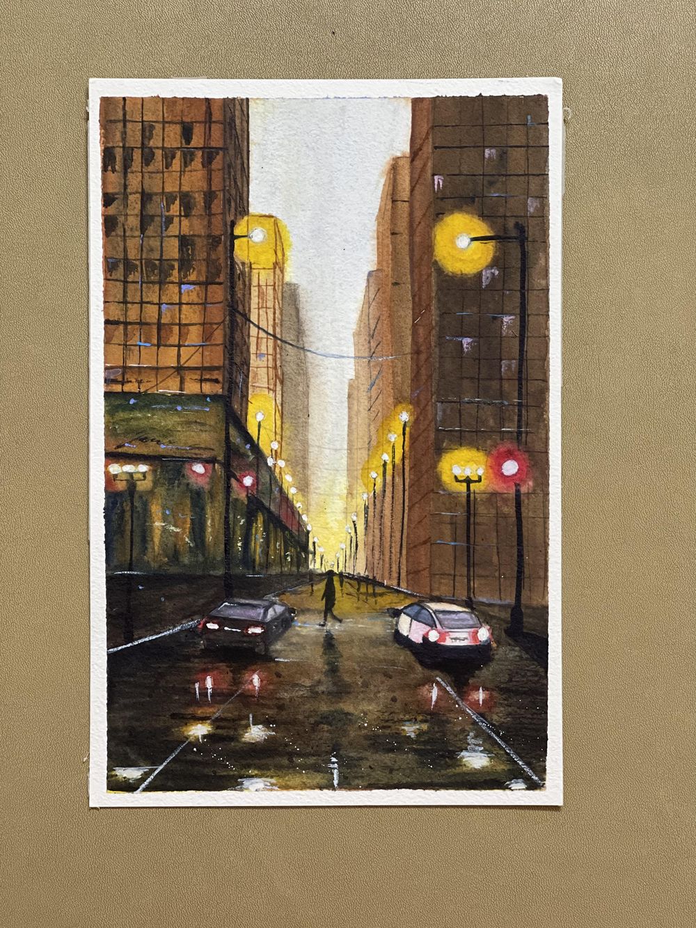 Painting cityscapes with watercolors - image 3 - student project
