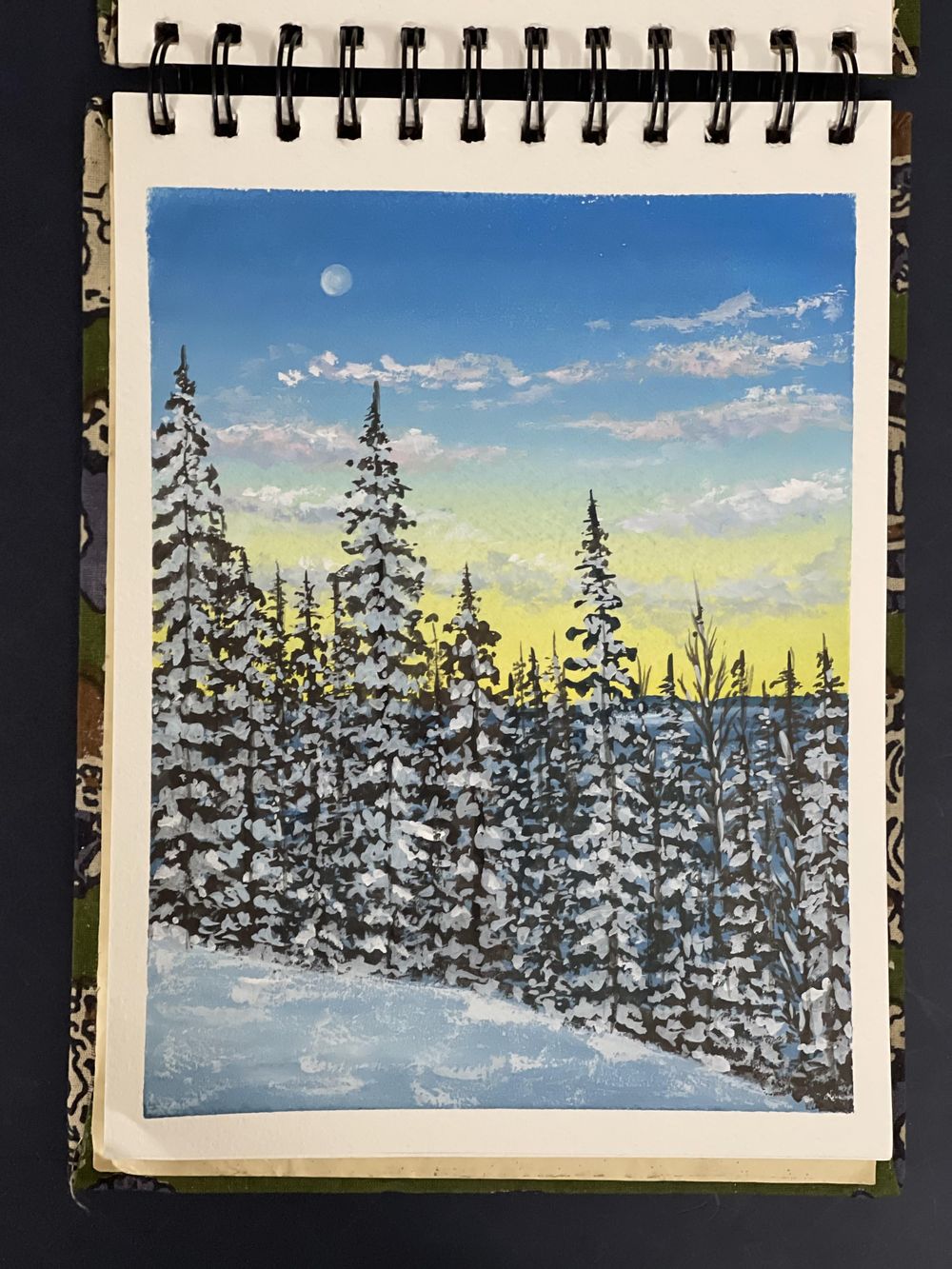 10 days gouache challenge inspired by winter season by Payal - image 4 - student project