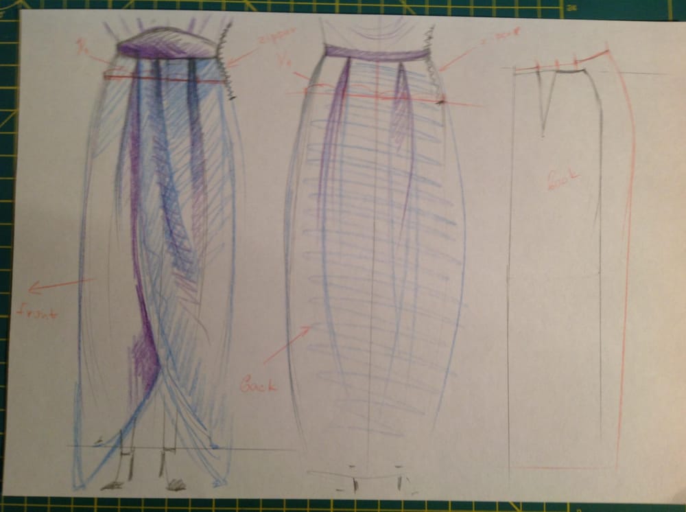 My first draped dress  - image 4 - student project