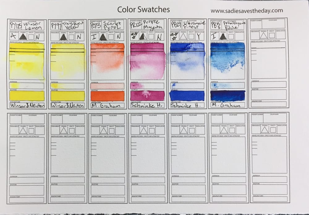 Mixing Vibrant Watercolors (Teacher's Example Project) - image 1 - student project