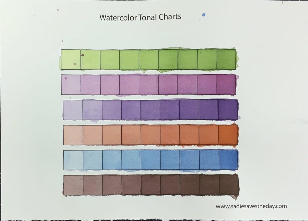 Mixing Vibrant Watercolors (Teacher's Example Project) - image 5 - student project