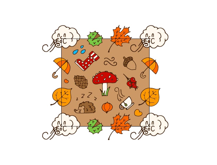 Autumn Pattern - image 3 - student project