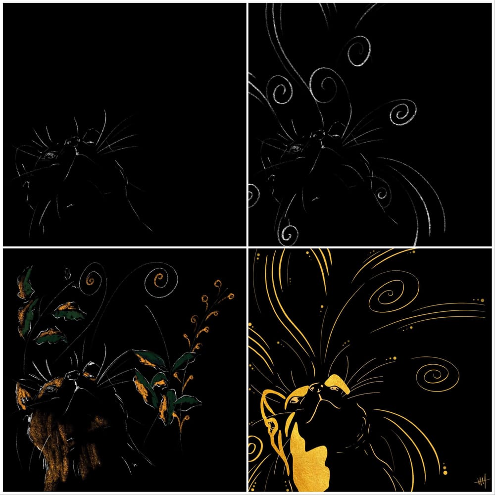 Le chat doré - image 2 - student project