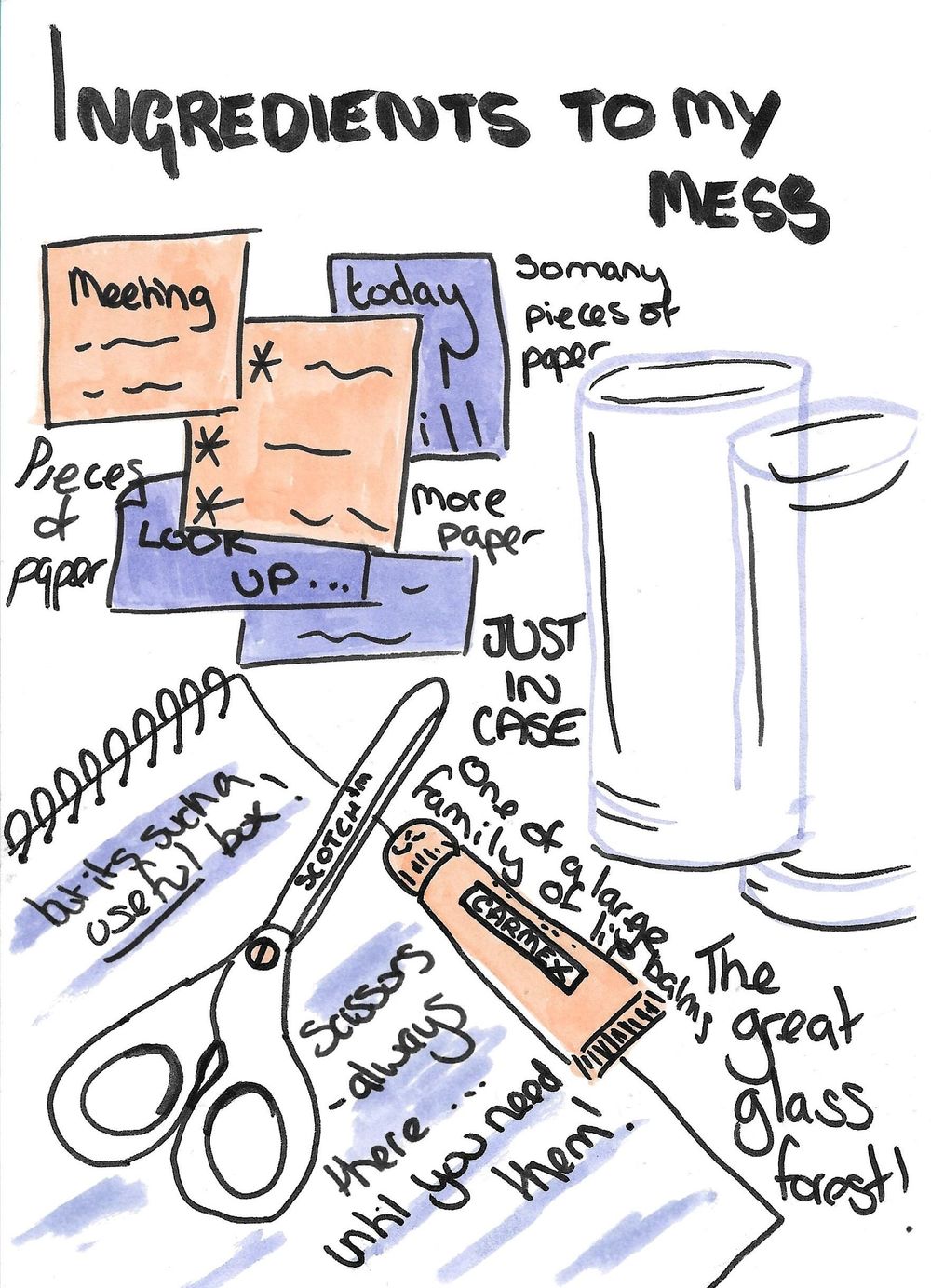 Illustrated journalling - image 1 - student project