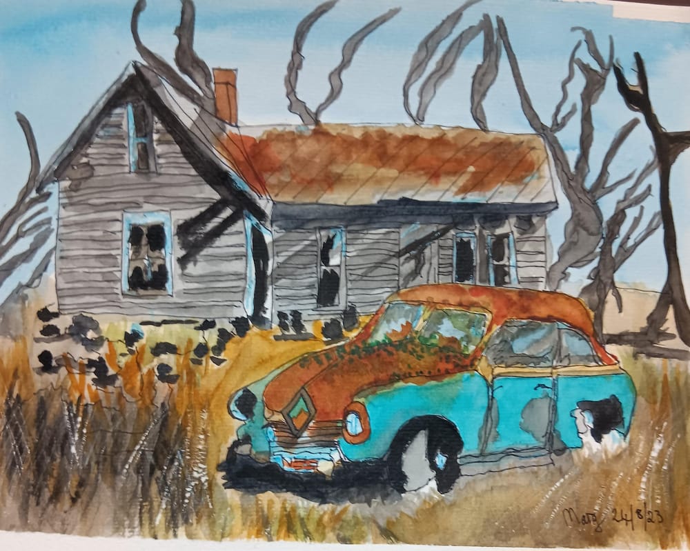Rusty car - image 2 - student project