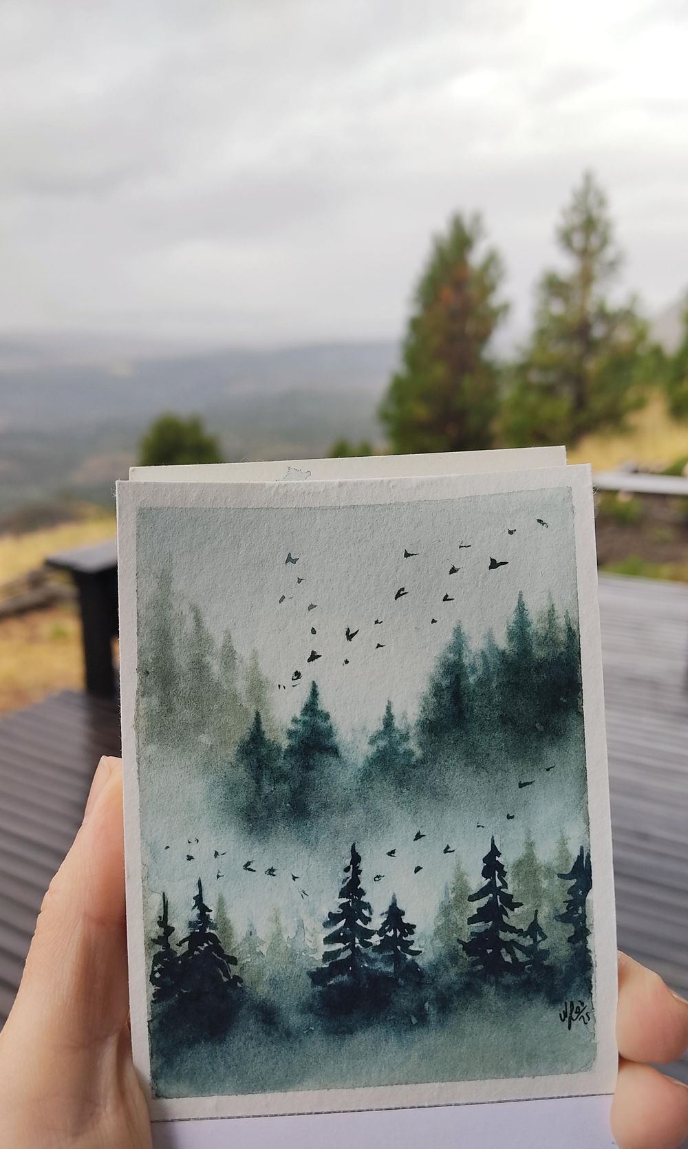 7 days of watercolor landscapes - image 9 - student project