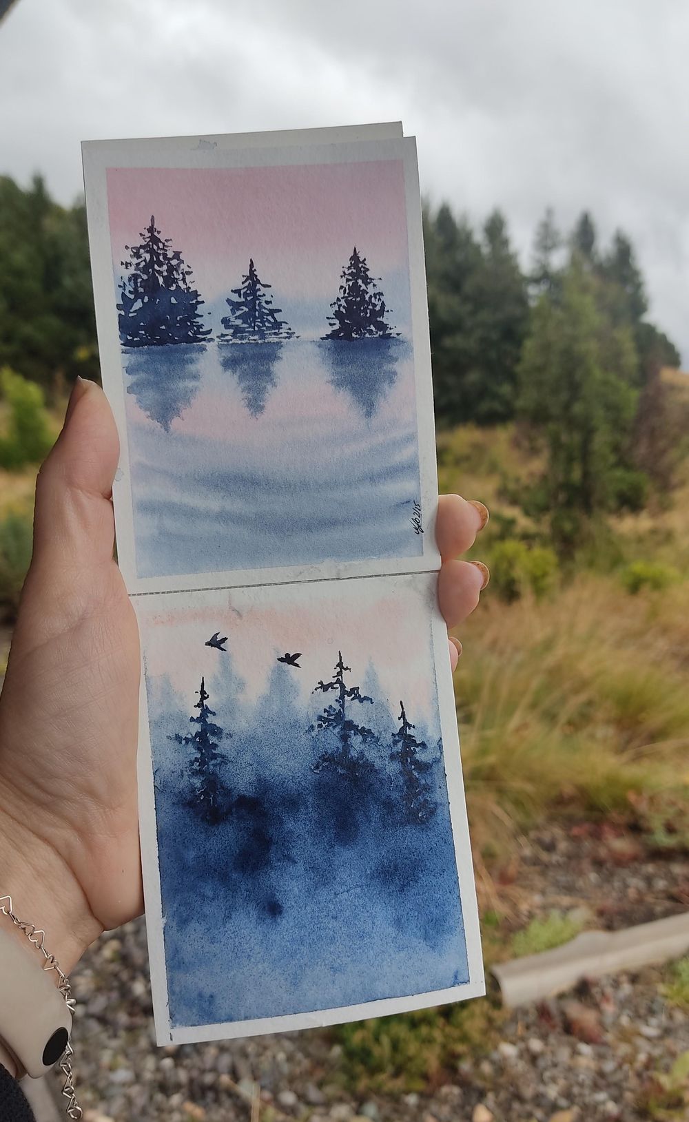7 days of watercolor landscapes - image 4 - student project