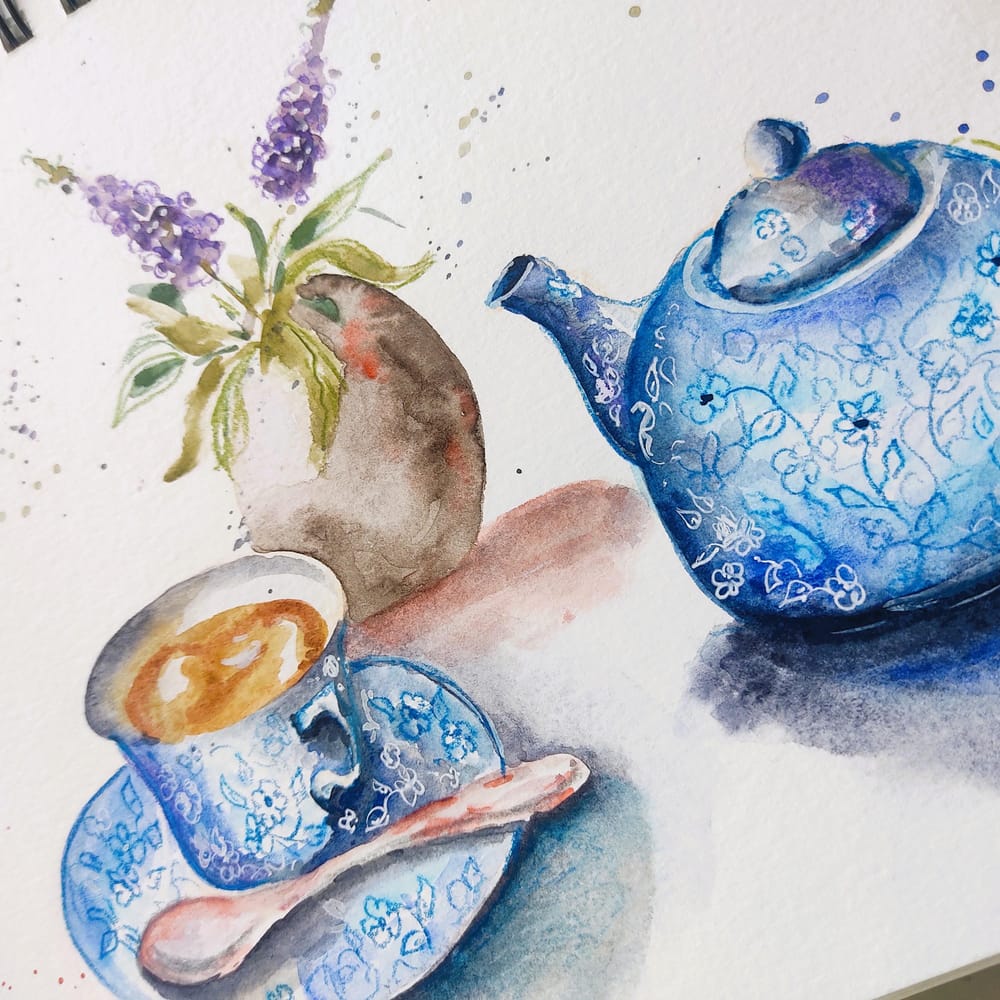 Tea set: Mix media! - image 2 - student project