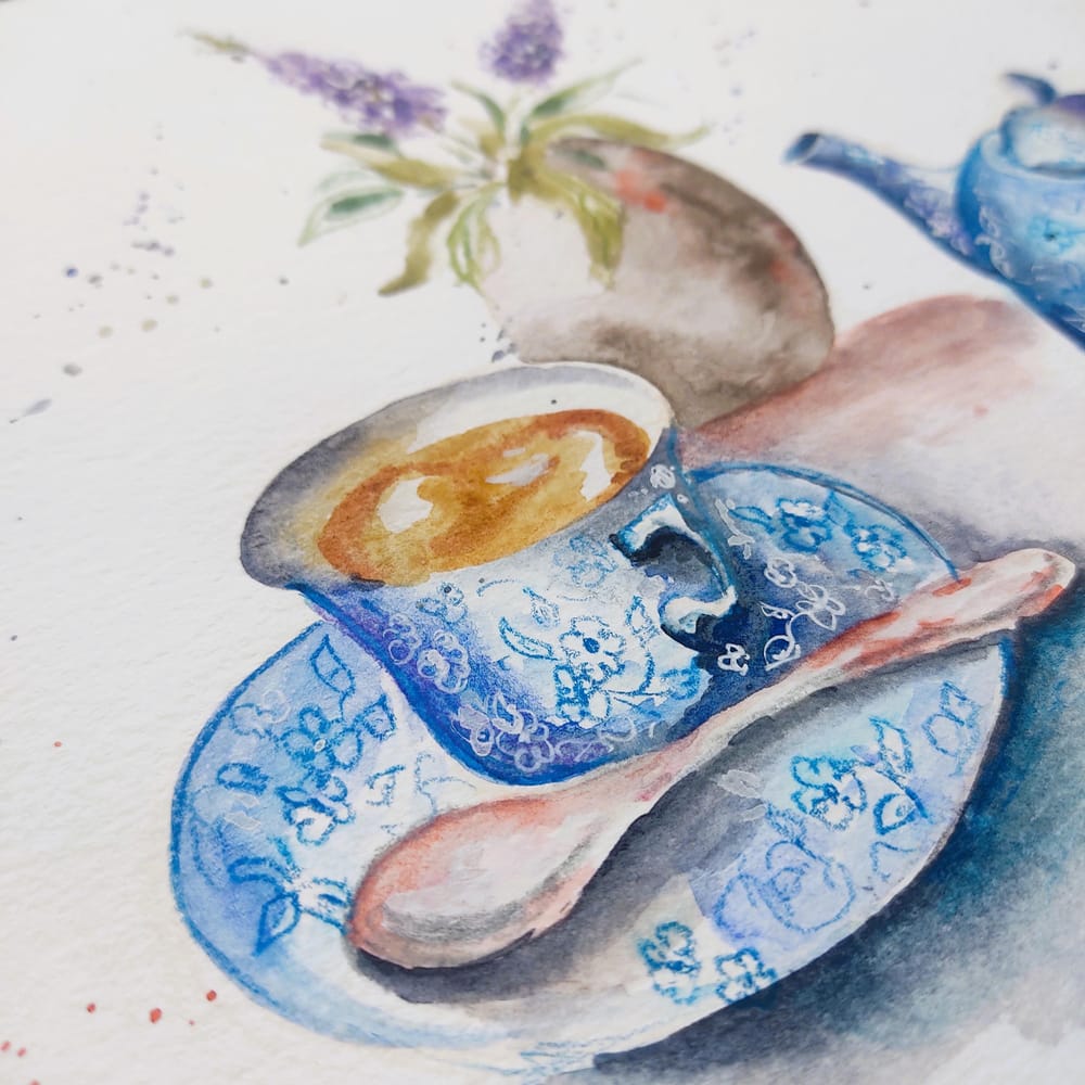 Tea set: Mix media! - image 3 - student project
