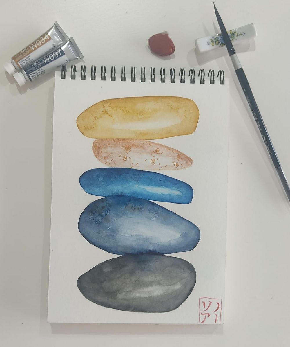 Minimal Japanese Stones - image 1 - student project