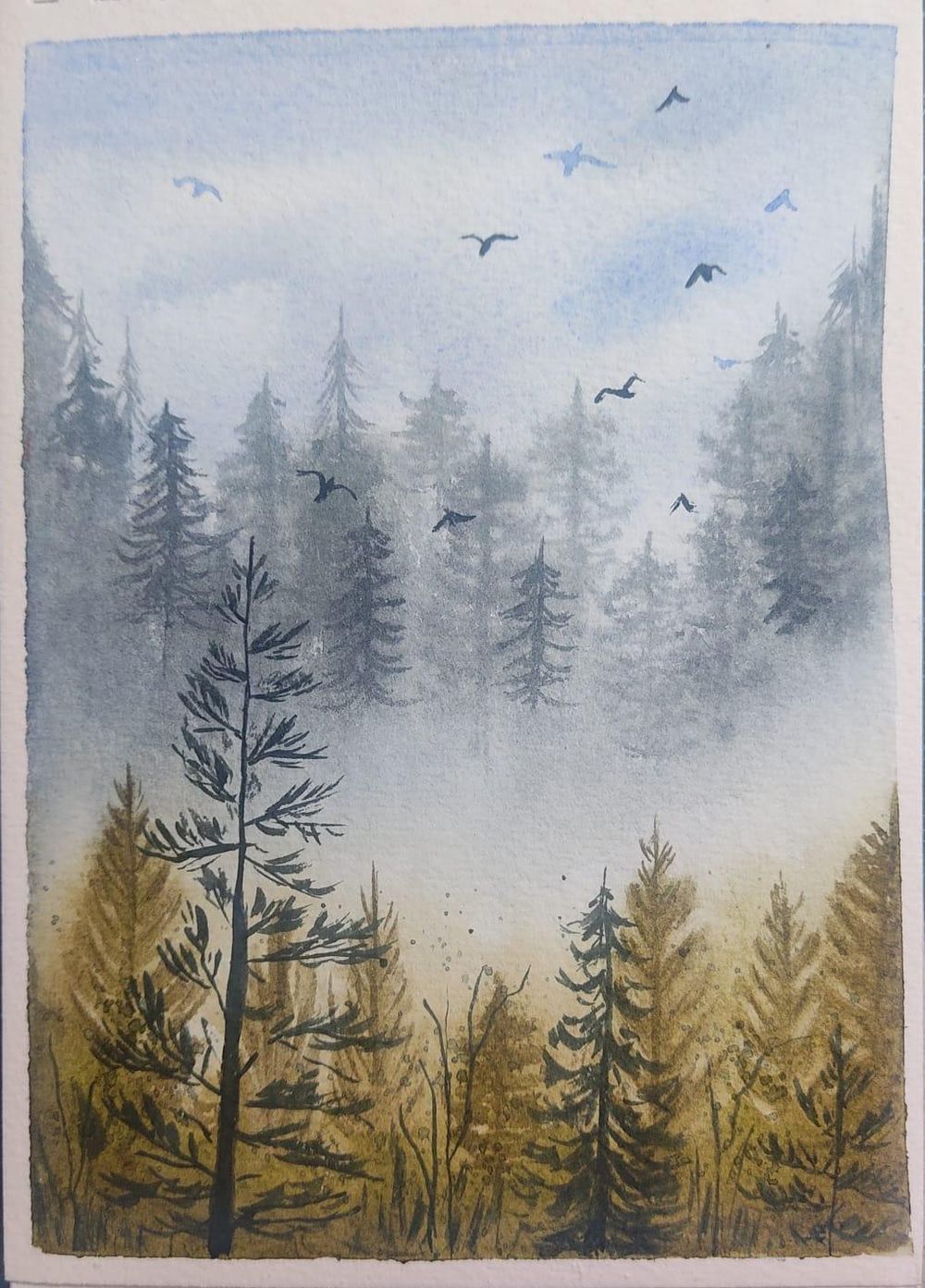 Misty Pines Landscape - image 1 - student project