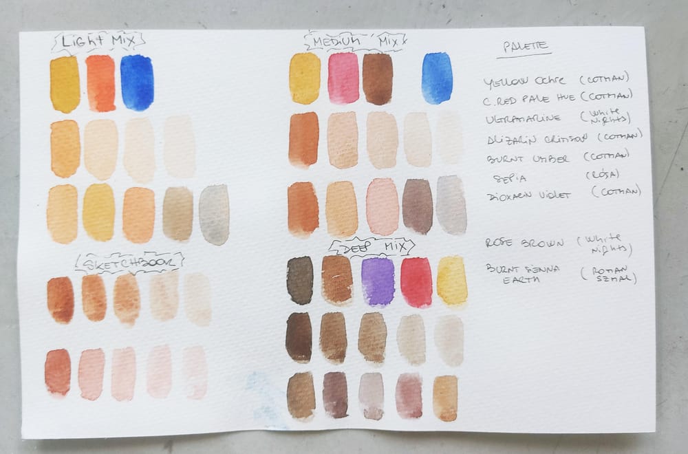 Mixing Skin Tones - image 1 - student project