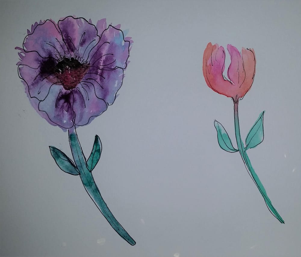 Fun with watercolors - image 3 - student project