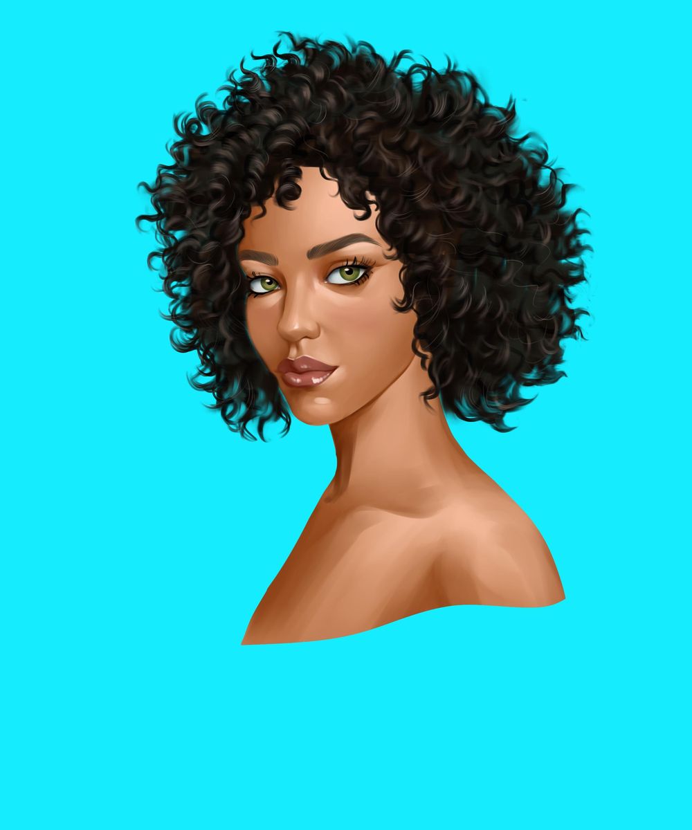 Curly hair - image 3 - student project