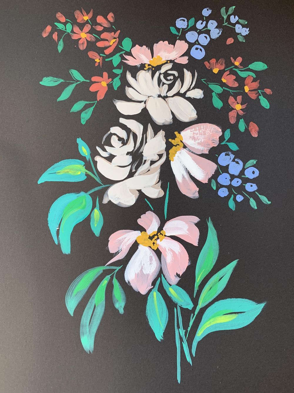 Pretty, bold florals - image 4 - student project
