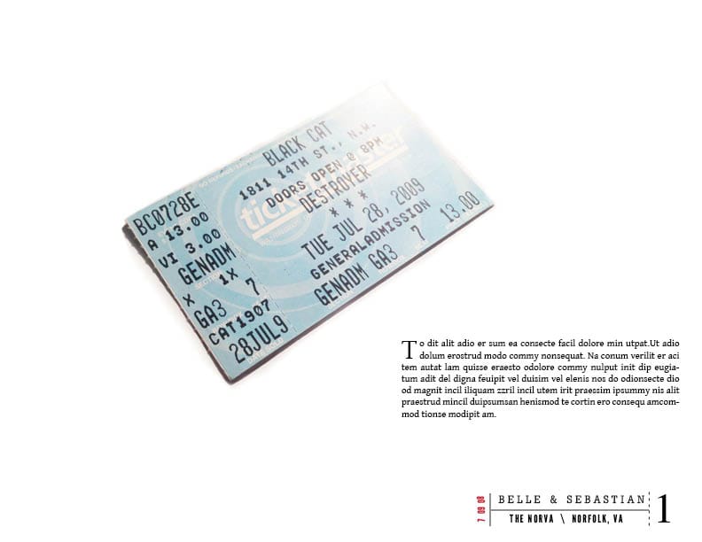 Ticket Stubs - image 2 - student project