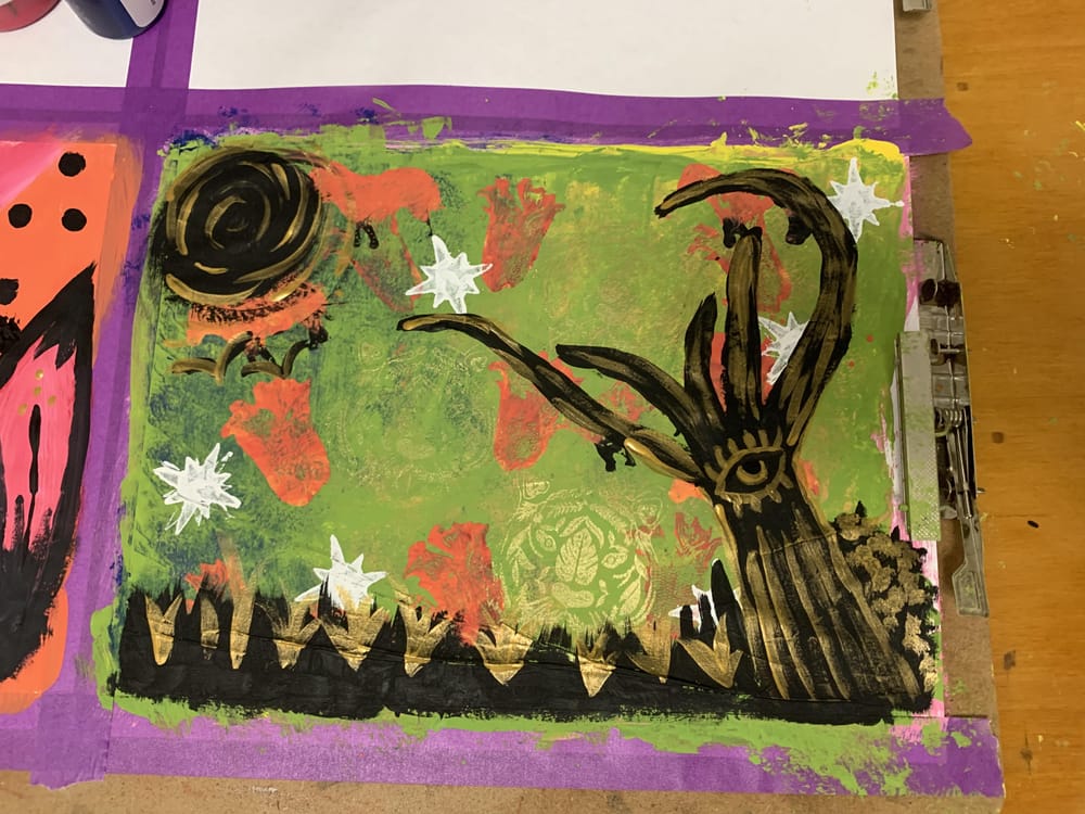 Meditative Abstract - image 1 - student project