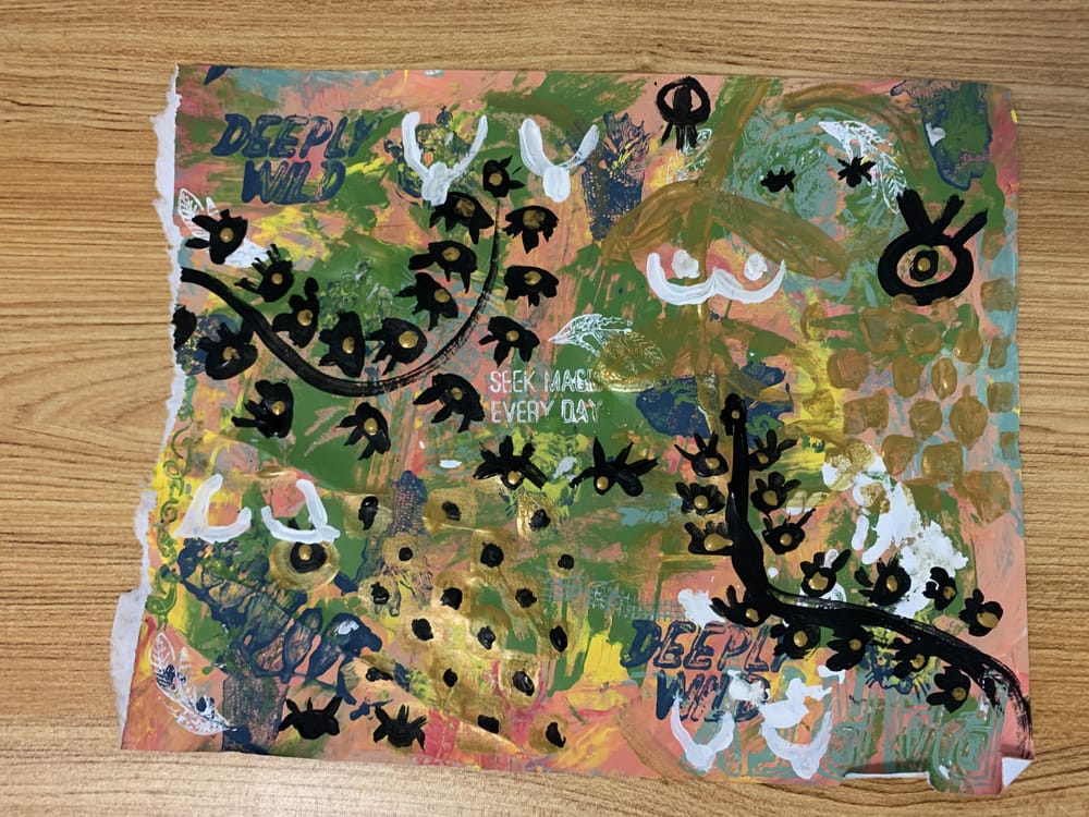 Meditative Abstract - image 2 - student project