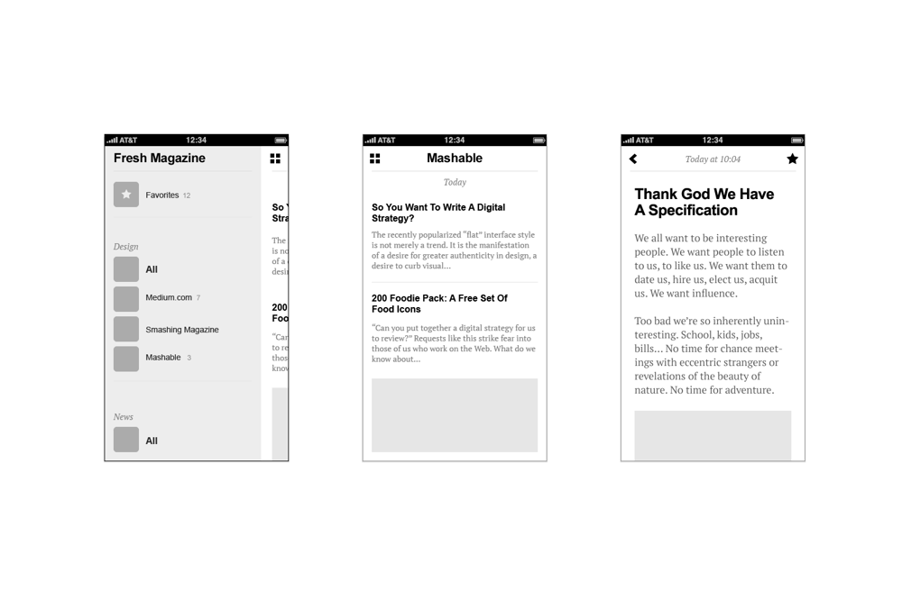 RSS reader