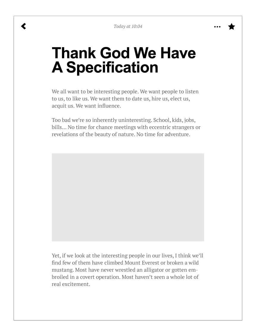 RSS reader