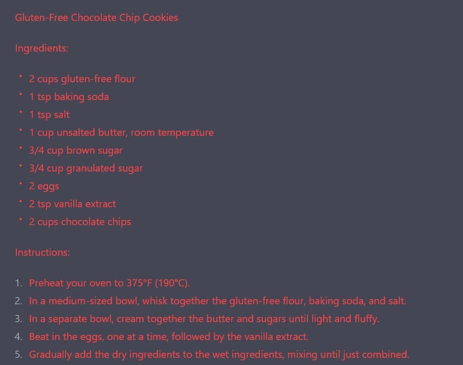 GF Cookie Recipe from Horrible Blog Site - image 2 - student project