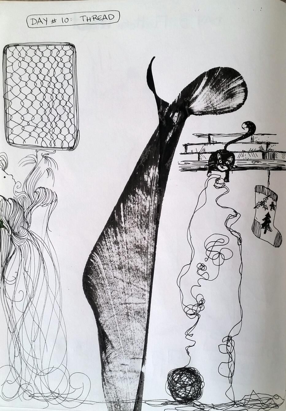 Kayla's Fearless Drawings - complete - image 10 - student project