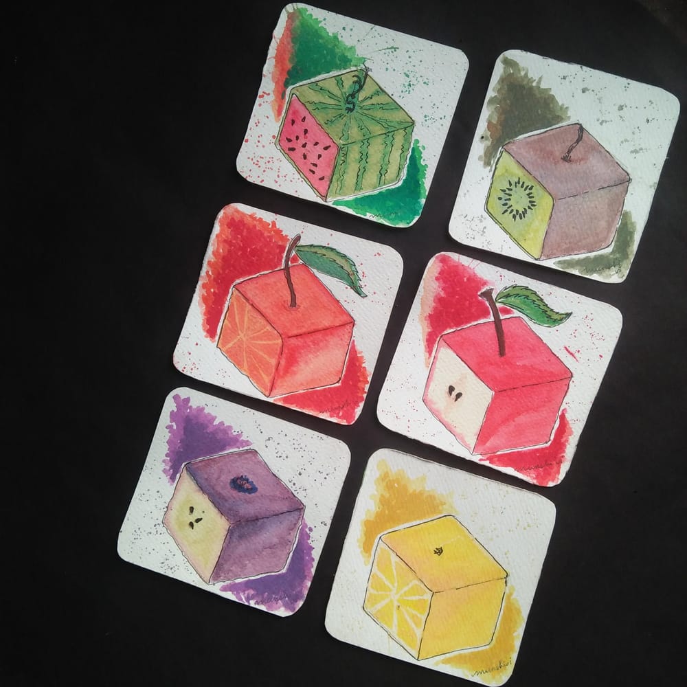 Isometric fruits - image 1 - student project