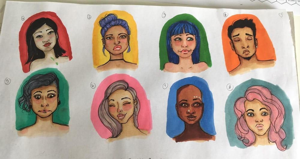 My little faces :) - image 3 - student project