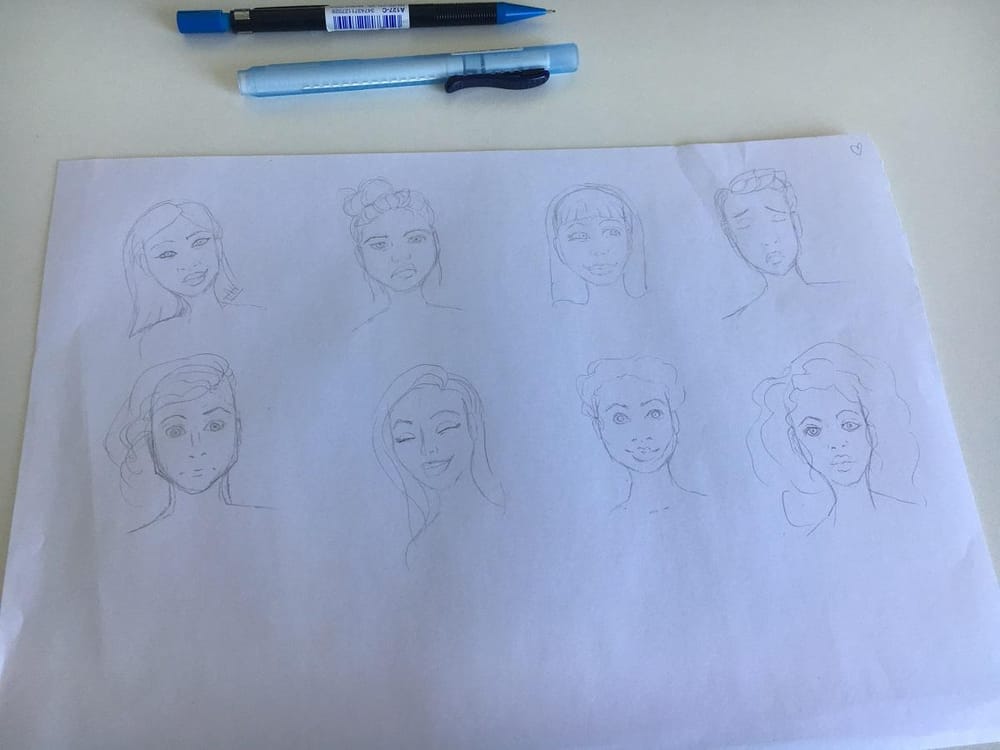 My little faces :) - image 1 - student project
