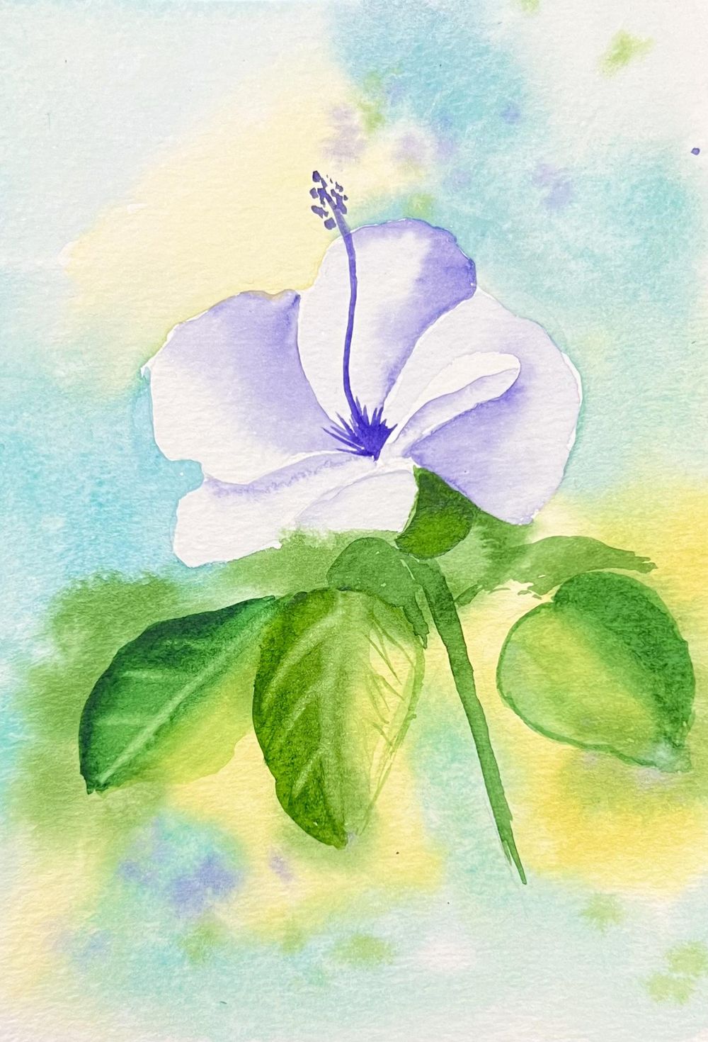 Dreamy floral painting - image 3 - student project