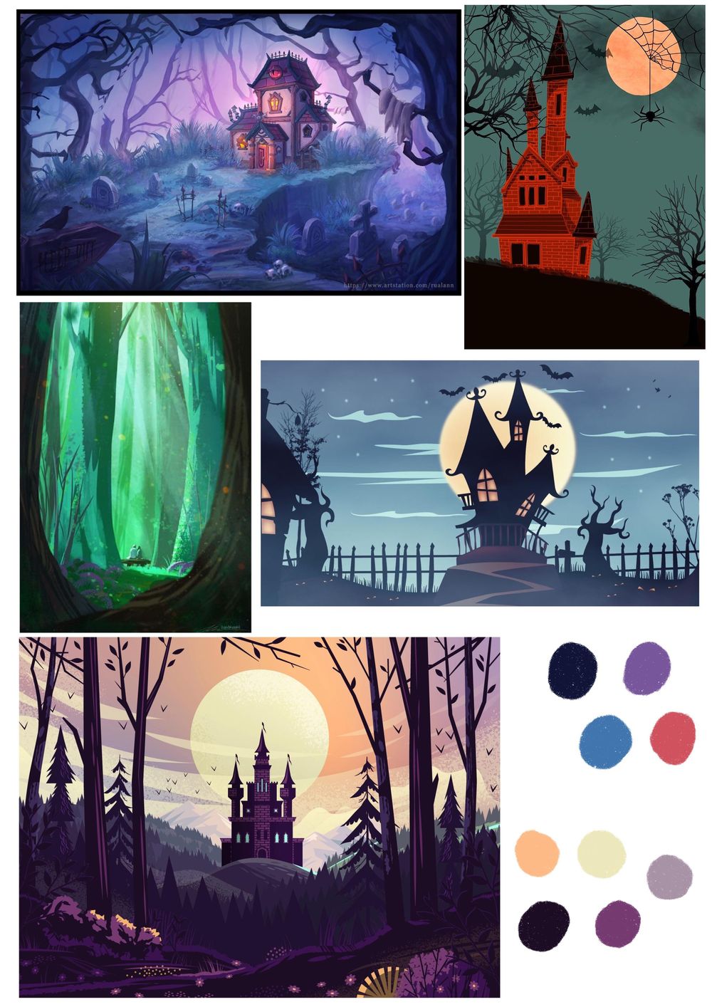 Whimsical Forest - Update: Spooky Forest - image 5 - student project