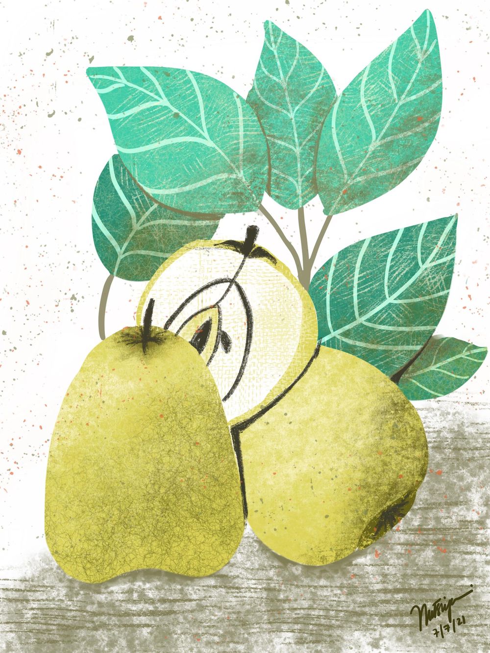 Illustrating with Layered Texture and Color - image 1 - student project