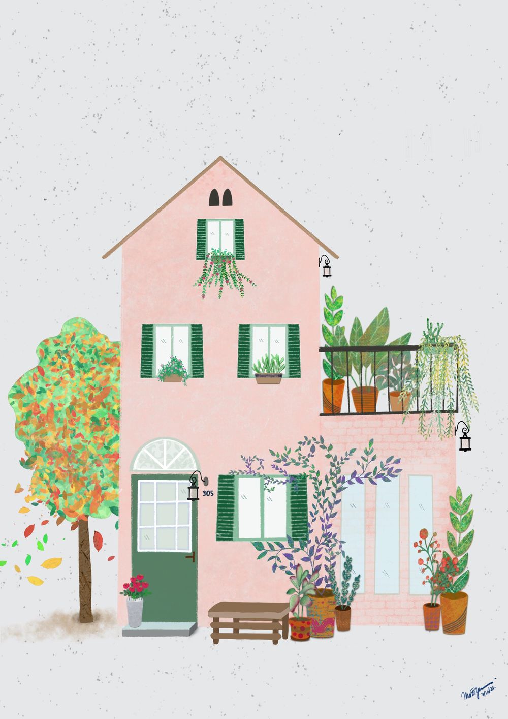 Illustrating with Layered Texture and Color - image 3 - student project