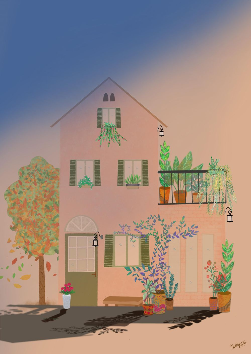 Illustrating with Layered Texture and Color - image 4 - student project