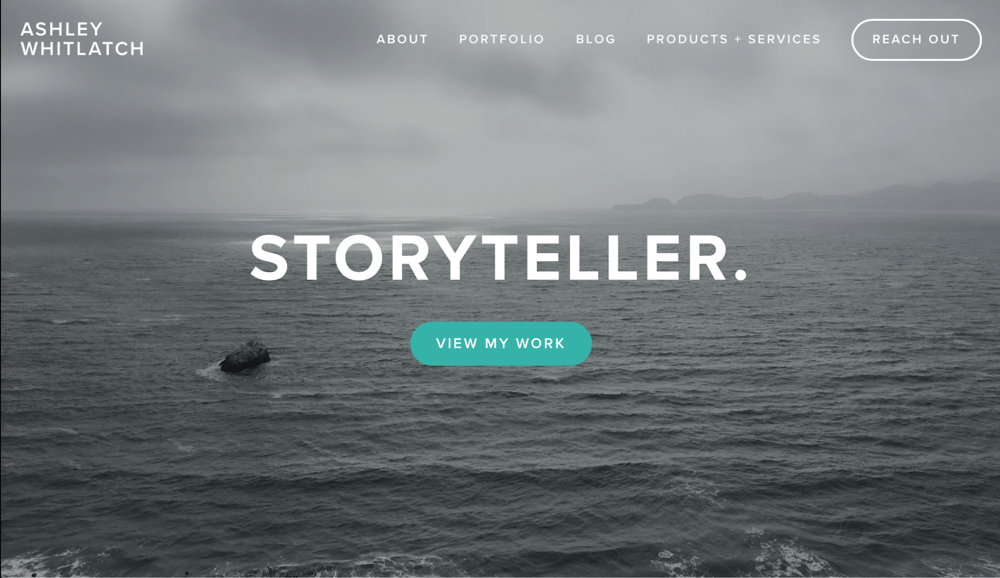 Personal Site - Portfolio + Brand Storytelling Services - image 1 - student project